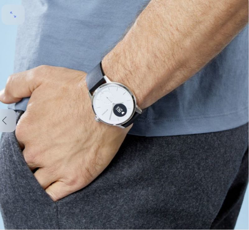 Hybrid Smartwatch mit EKG, Herzfrequenzsensor und Oximeter