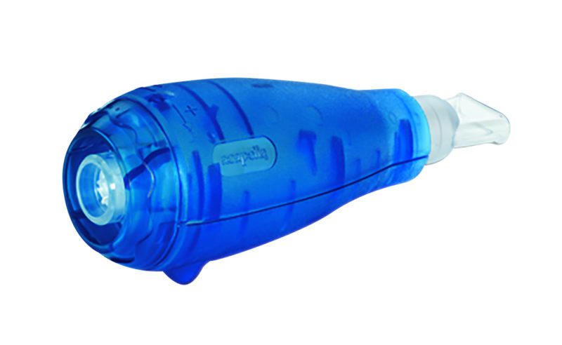 Blaues Vibrations-PEP-Therapiesystem für den Mund